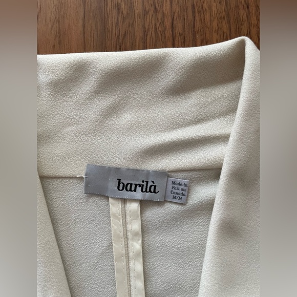 Barilà Cream Coloured Blazer Cardigan Size M - Picture 4 of 4